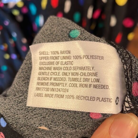 Nwt Riox with Target collaboration multi colored polka dot dress - Picture 8 of 11